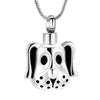 SHEIL Dog Cremation Jewelry for Ashes for Pet Stainless Steel Keepsake Pendant Human Best Friend Memorial Urn Necklace view 1