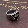 SHEIL Engrave Cross Heart Ring Pet Memorial Ring Stainless Steel Cremation Ashes Urn Jewelry,12 view 2