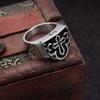 SHEIL Engrave Cross Heart Ring Pet Memorial Ring Stainless Steel Cremation Ashes Urn Jewelry,12 view 3