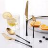 56 Piece Pink Gold Silverware Set for 14 Flatware Sets 18/10 Stainless Steel Durable Home Kitchen Wedding Restaurant Cutlery Utensils Include Teaspoons Forks and Spoons Delicate Tableware Set view 4
