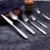50 Piece Silverware Set Heavy Flatware Sets Durable 18/10 Stainless Steel Nice Weight Service for 10 Home Kitchen Wedding Restaurant Cutlery Utensils Delicate Knifes Forks Spoons Tableware Set view 2