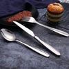 50 Piece Silverware Set Heavy Flatware Sets Durable 18/10 Stainless Steel Nice Weight Service for 10 Home Kitchen Wedding Restaurant Cutlery Utensils Delicate Knifes Forks Spoons Tableware Set view 3