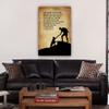 Christian Old Testament Ecclesiastes 4 9 10 Wall Art Verse Bible Poster Living Room Decorative Artwork Rectangle Pictures for Bedroom Giclee Painting Prints on Canvas Kitchen Wall Decoration (16x24inch(40x60cm),Canvas) view 2