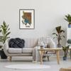 Stupell Industries Nevada Bluebird State Flower Intricate Botanical Pattern Framed Wall Art, Design By Valentina Harper view 2
