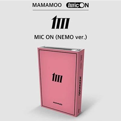 MAMAMOO [MIC ON] 12th Mini Album NEMO Ver. 1ea NEMO Card Album+7ea Jacket Photo Card +1ea Grop Photo Card+1ea Unit Photo Card+1ea Member Photo Card K-POP SEALED