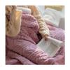 Bannr Blanket Queen Size Winter Lamb Fleece Blankets Adult Thick Warm Winter Blankets Travel Pillows (Color : 03, Size : 150X200cm) view 1