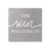 Stupell Industries Sun Will Come Up Uplifting Rustic Plank Pattern Canvas Wall Art, Design By Daphne Polselli view 1