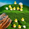 Deekin 24 Pcs Rubber Ducks 2 Inch Bulk Sport Party Favors for Team Events Decorations Birthday Party Gift (Baseball) view 3