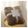 Blanket Queen Size Soft Plaid Flannel Blanket Warm Fleece Throw Blankets SOFE Cover Blanket Travel Pillows (Color : Dark Coffee, Size : 45x65cm for pet) view 1