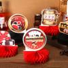 16 Pcs Casino Theme Party Decorations Poker Dice 3D Honeycomb Centerpieces for Tables Casino Cards Set Table Toppers for Photo Booth Las Vegas Party view 4