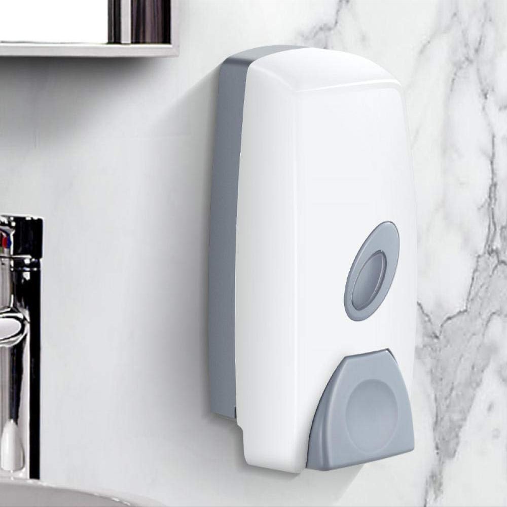 EKAYG Soap Dispenser, Capacity Soap Dispenser Wall Mount - Hotel Bathroom Wall-Mounted Manual Single-Head soap Dispenser Shower Gel Bottle