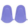 Jeanoko 2pcs Oven Mitts Mini Silicone Thickened Cooking Pinch Mitts Oven Gloves for Kitchen(Purple) view 1