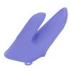 Jeanoko 2pcs Oven Mitts Mini Silicone Thickened Cooking Pinch Mitts Oven Gloves for Kitchen(Purple) view 3