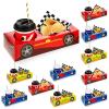 Lincia 12 Pieces Race Car Party Food Tray Boxes Car Birthday Party Favors view 1