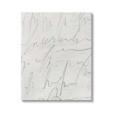 Stupell Industries Contemporary Cursive Script Abstract Scribble Words Canvas Wall Art, Design by Emma Caroline