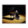'Mouse Musician Playing Grand Piano Stage'| Framed Giclee Art view 1