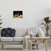 'Mouse Musician Playing Grand Piano Stage'| Framed Giclee Art view 3