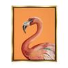 Stupell Industries Tropical Flamingo Bird Portrait Watercolor Detail Floating Framed Wall Art, Design By Patricia Pinto view 1