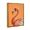 Stupell Industries Tropical Flamingo Bird Portrait Watercolor Detail Floating Framed Wall Art, Design By Patricia Pinto view 2