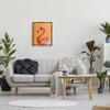 Stupell Industries Tropical Flamingo Bird Portrait Watercolor Detail Floating Framed Wall Art, Design By Patricia Pinto view 3