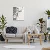 Stupell Industries Rural Bison Animal Drawing Detailed Graphite Wildlife Canvas Wall Art, Design By Ethan Harper view 3