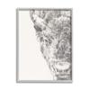 Stupell Industries Detailed Graphite Bison Rural Farm Animal Drawing Framed Wall Art, Design By Ethan Harper view 1