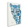 Stupell Industries Clouded Leopard Collaged Blue Patterns Wildlife Animal Canvas Wall Art, Design By Lisa Morales view 2