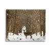 Stupell Industries Wild Forest Animals Gathered Amidst Snowy Trees Canvas Wall Art, Design By Carrie Ann Grippo-Pike view 1
