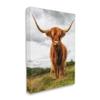 Stupell Industries Highland Cattle Long Horns Grazing Farm Ranch Canvas Wall Art, Design By James Dobson view 2