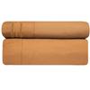1800 Thread Count Sheet Set  Soft Egyptian Quality Brushed Microfiber Sheets  Luxury Bedding Set with Flat Sheet, Fitted Sheet, 2 Pillow Cases, Mocha, California King Size (Pack of 12) view 2