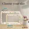 Personalized Happy Birthday Photo Booth Frame - Customized Botanical Theme Party Decor - Custom Flowers and Leaves Selfie Booth (PVC Frame) view 4