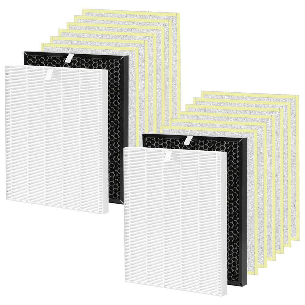 Ontheone HR900 Filter Replacement Kit Compatible with Winix HR900 Purifier, Replaces Part # 1712-0093-00 Filter T and 1712-0094-00 U, 2 Set