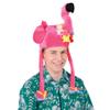 Beistle Unisex Plush Pink Flamingo Hat  Animal Party Supplies, Beach Accessories, Hawaiian Luau Themed Headwear, Photo Booth Caps, Halloween Costume Dress Up view 2