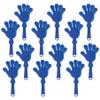Beistle Blue Hand Clappers  12 Pack, Plastic Hand Clapper Noisemakers for Celebrations, Events, Sports Teams, Rallies, & Group Activities, 7" view 1