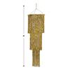 Beistle 3-Tier Shimmering Gold Chandelier Metallic Tinsel Fringe Hanging Decoration for Photo Booth Backdrops Elegant Events, Birthday Parties, Engagement Anniversary & Wedding Celebrations, 4 Ft view 2