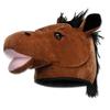 Beistle Unisex Plush Horse Head Hat - Western Costume Accessory, Farm Themed Party Supplies, Crazy Animal Headwear, Dress-Up Accessories, Derby Day Novelty Cap view 1