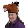Beistle Unisex Plush Horse Head Hat - Western Costume Accessory, Farm Themed Party Supplies, Crazy Animal Headwear, Dress-Up Accessories, Derby Day Novelty Cap view 2