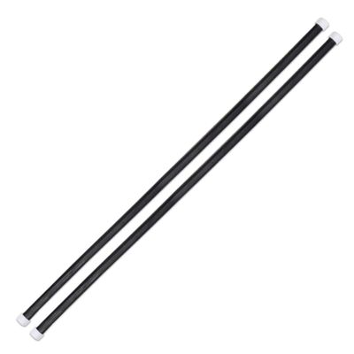 Beistle Theatrical Canes 2-Pack Black Wooden Dance Canes with White Tips, Classic Prop Accessories for 1920s Themed Parties, Magician Acts, Halloween Costumes and Stage Performances, 36.5