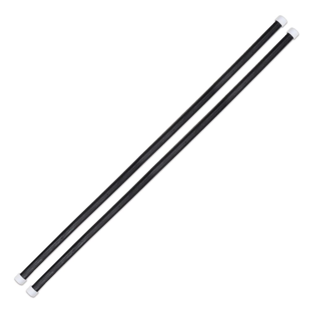 Beistle Theatrical Canes 2-Pack Black Wooden Dance Canes with White Tips, Classic Prop Accessories for 1920s Themed Parties, Magician Acts, Halloween Costumes and Stage Performances, 36.5