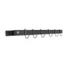 Enclume Handcrafted 36" Easy Mount, 6 Hooks, Graphite Wall Rack view 1