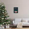 Stupell Industries Let It Snow Seasonal Winter Globe Candy Cane Text Framed Wall Art, Design By Dominika Godette view 2