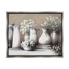 Stupell Industries Classic Flower Arrangement Country Water Jug Painting Floating Framed Wall Art, Design By White Ladder view 1
