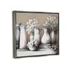 Stupell Industries Classic Flower Arrangement Country Water Jug Painting Floating Framed Wall Art, Design By White Ladder view 2