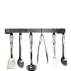 Enclume Handcrafted 30" Utensil Bar, 6 Hooks, Graphite Wall Rack view 2