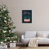 Stupell Industries Let It Snow Seasonal Winter Globe Candy Cane Text Framed Wall Art, Design By Dominika Godette view 2