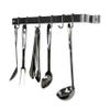 Enclume Handcrafted 24" Easy Mount, 6 Hooks, Stainless Steel Wall Rack view 2