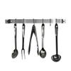 Enclume Handcrafted 24" Easy Mount, 6 Hooks, Stainless Steel Wall Rack view 4