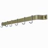 Enclume Handcrafted 36" Easy Mount, 6 Hooks, Brass Wall Rack view 1