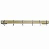 Enclume Handcrafted 36" Classic, 6 Hooks, Brass Wall Rack view 2