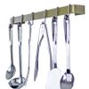 Enclume Handcrafted 36" Classic, 6 Hooks, Brass Wall Rack view 4